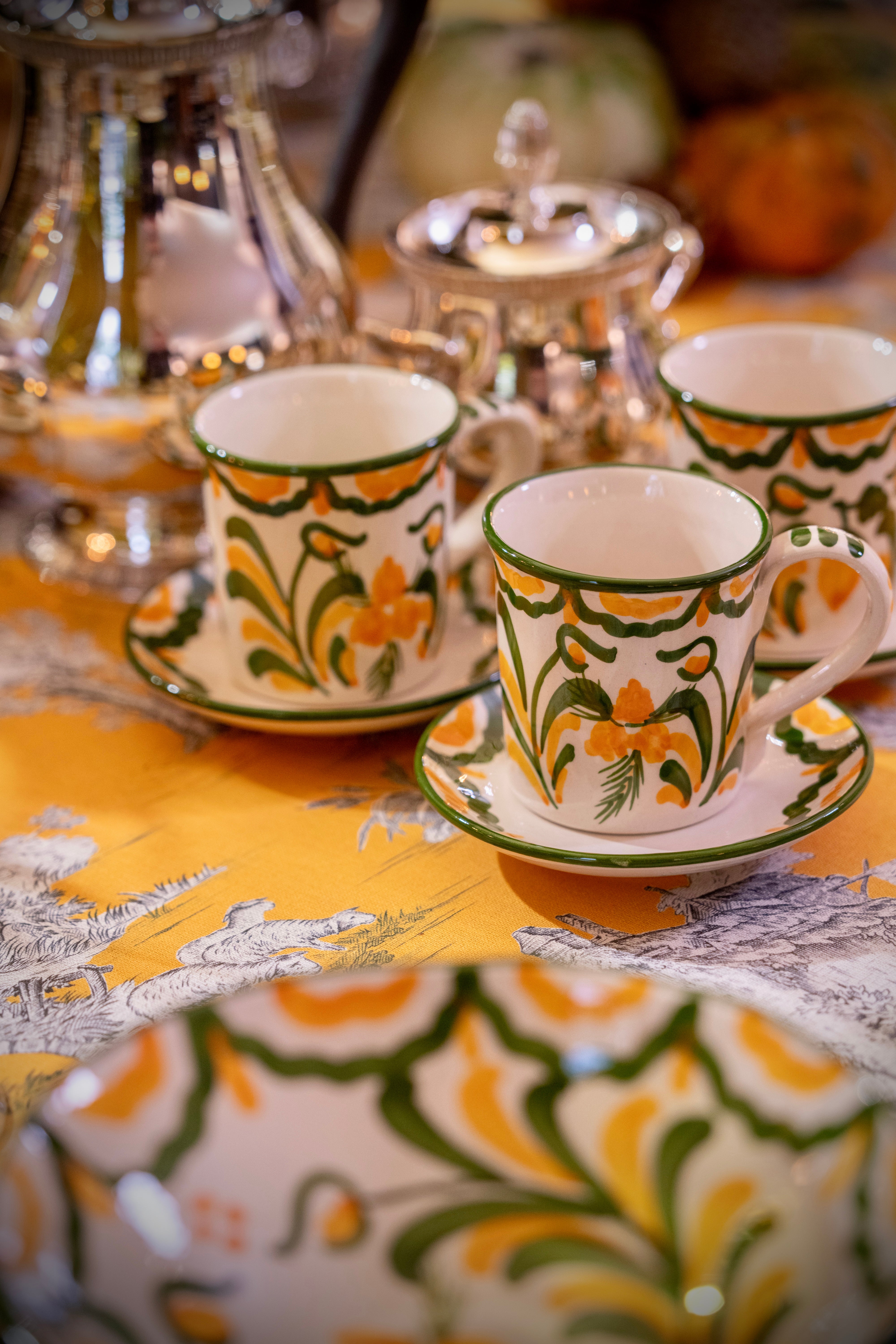 Le service à café Lumière d'Automne pour 6 personnes