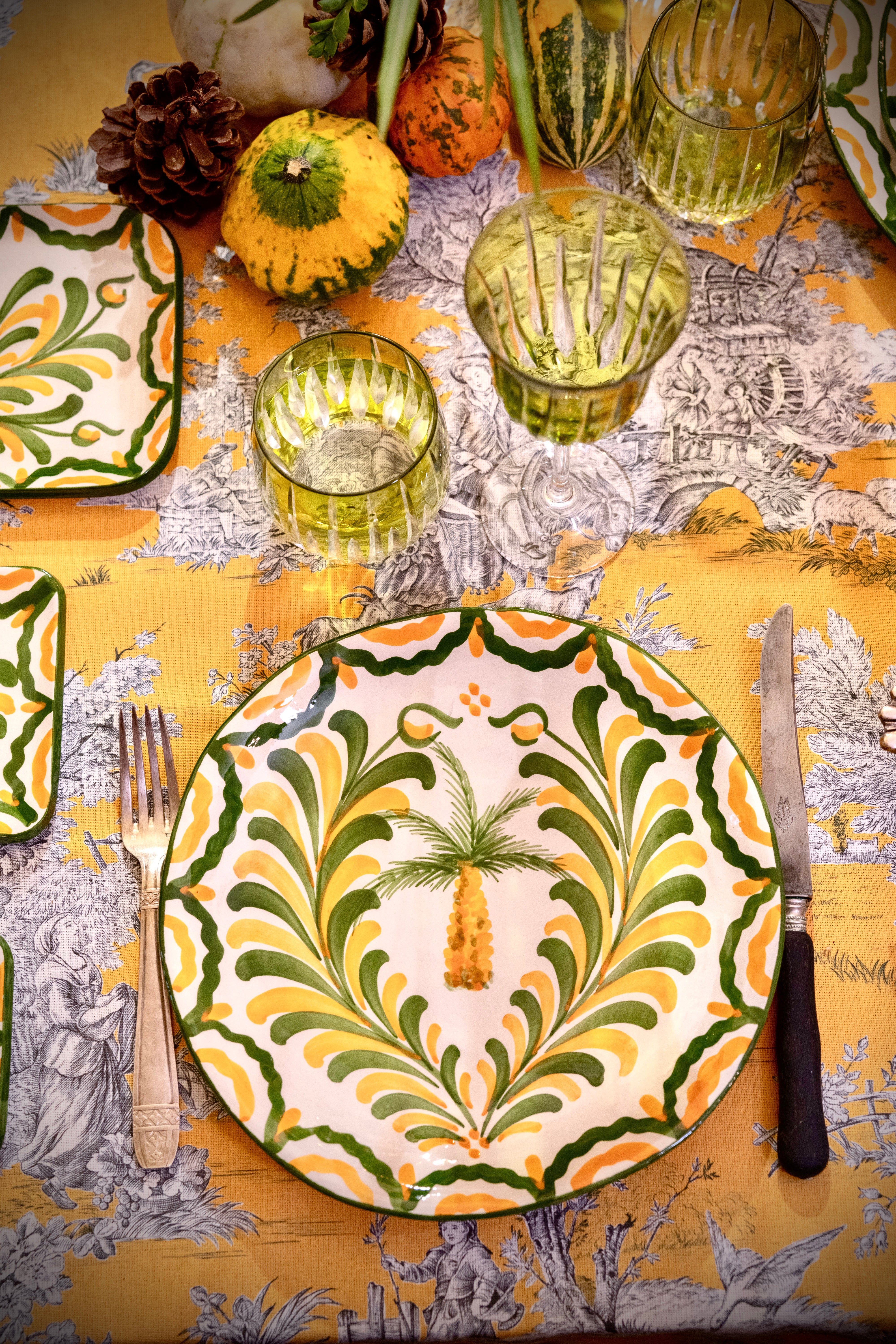 Assiette 26 cm Lumière d'Automne