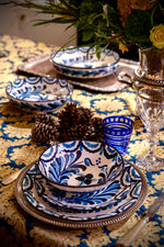 Charger l&#39;image dans la galerie, Assiette creuse 20 cm Granada Azul Real Pomme de Pin
