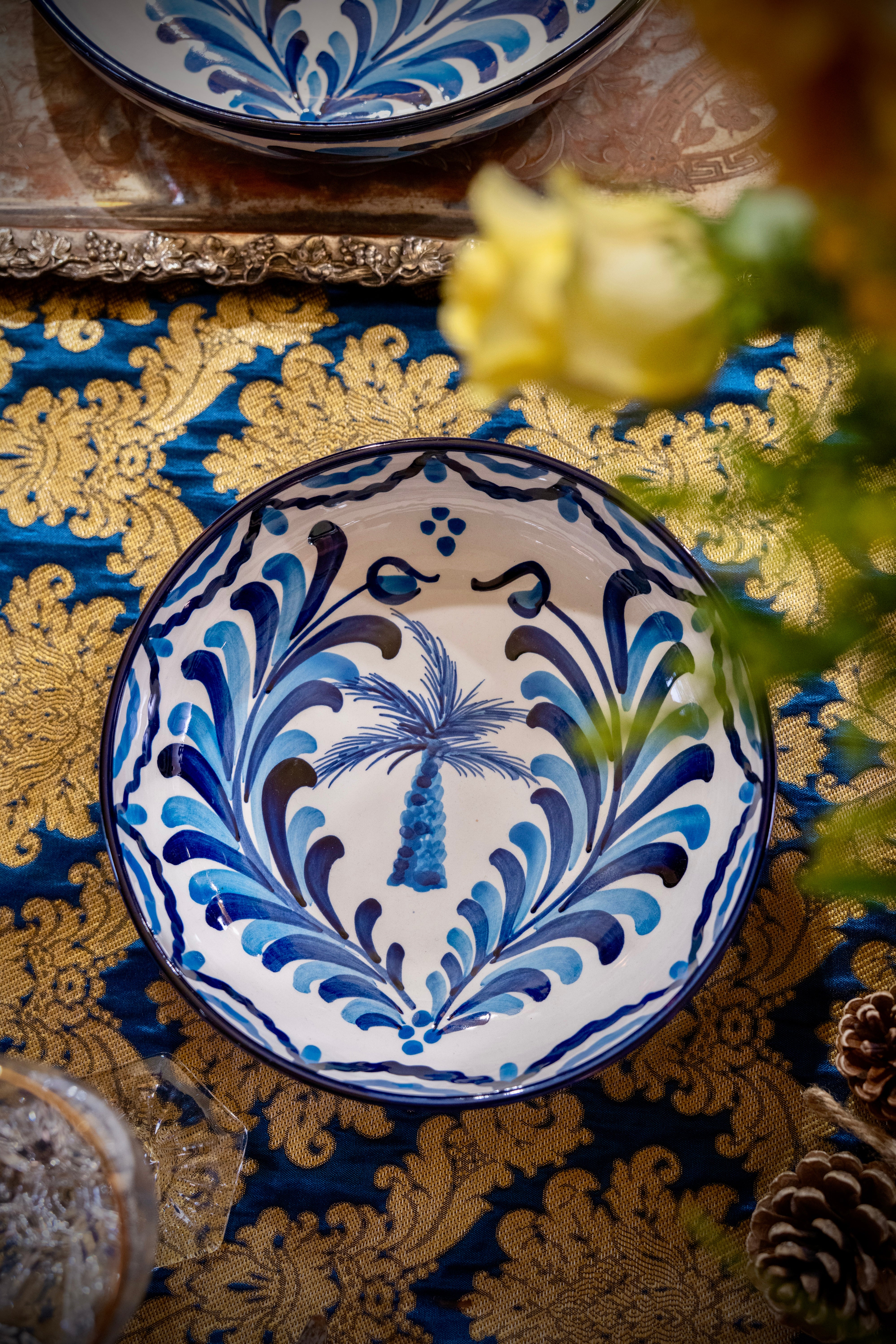 Saladier 27 cm Granada palmier Azul Real