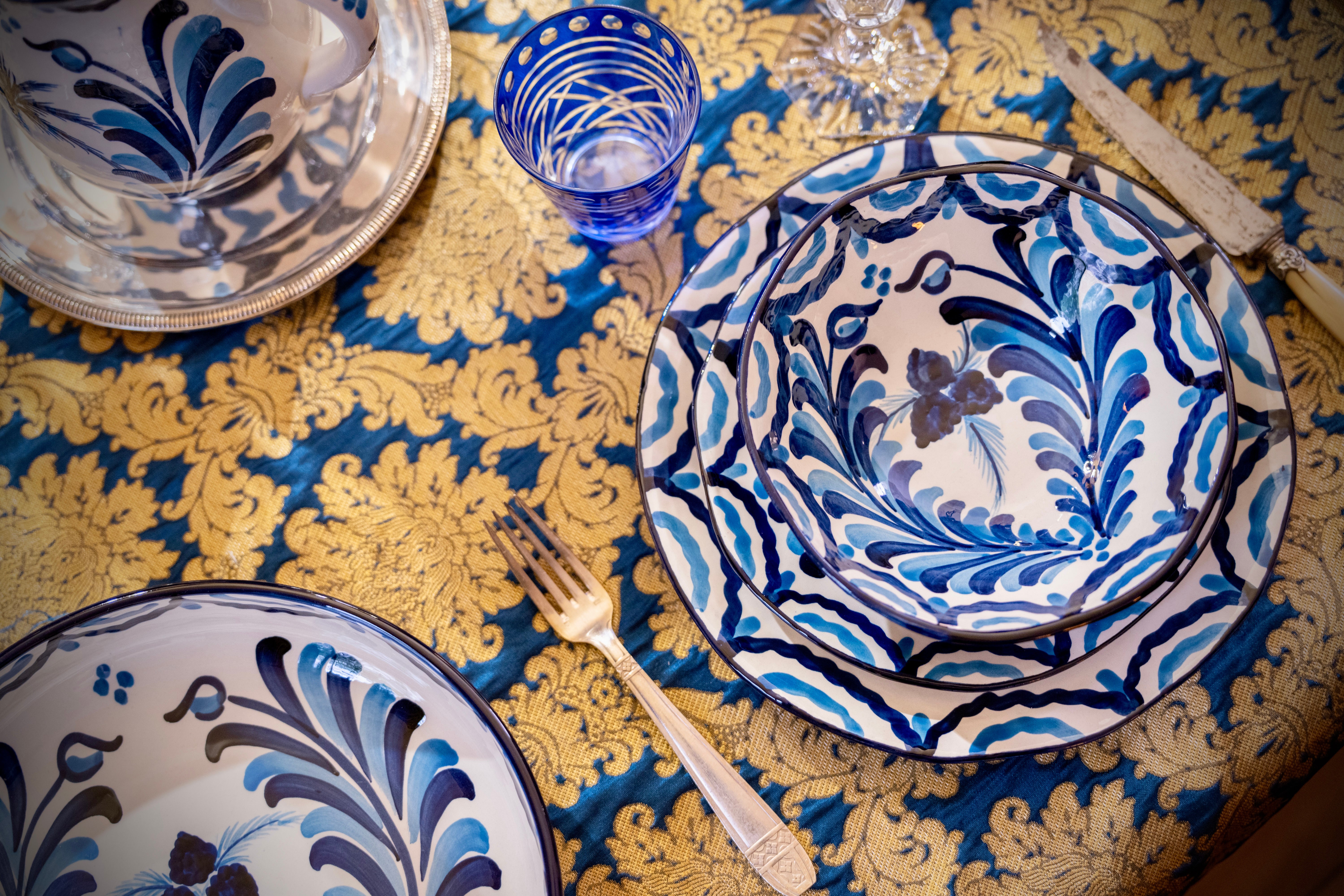 Le service de table Granada Azul Real 6 personnes 18 pièces