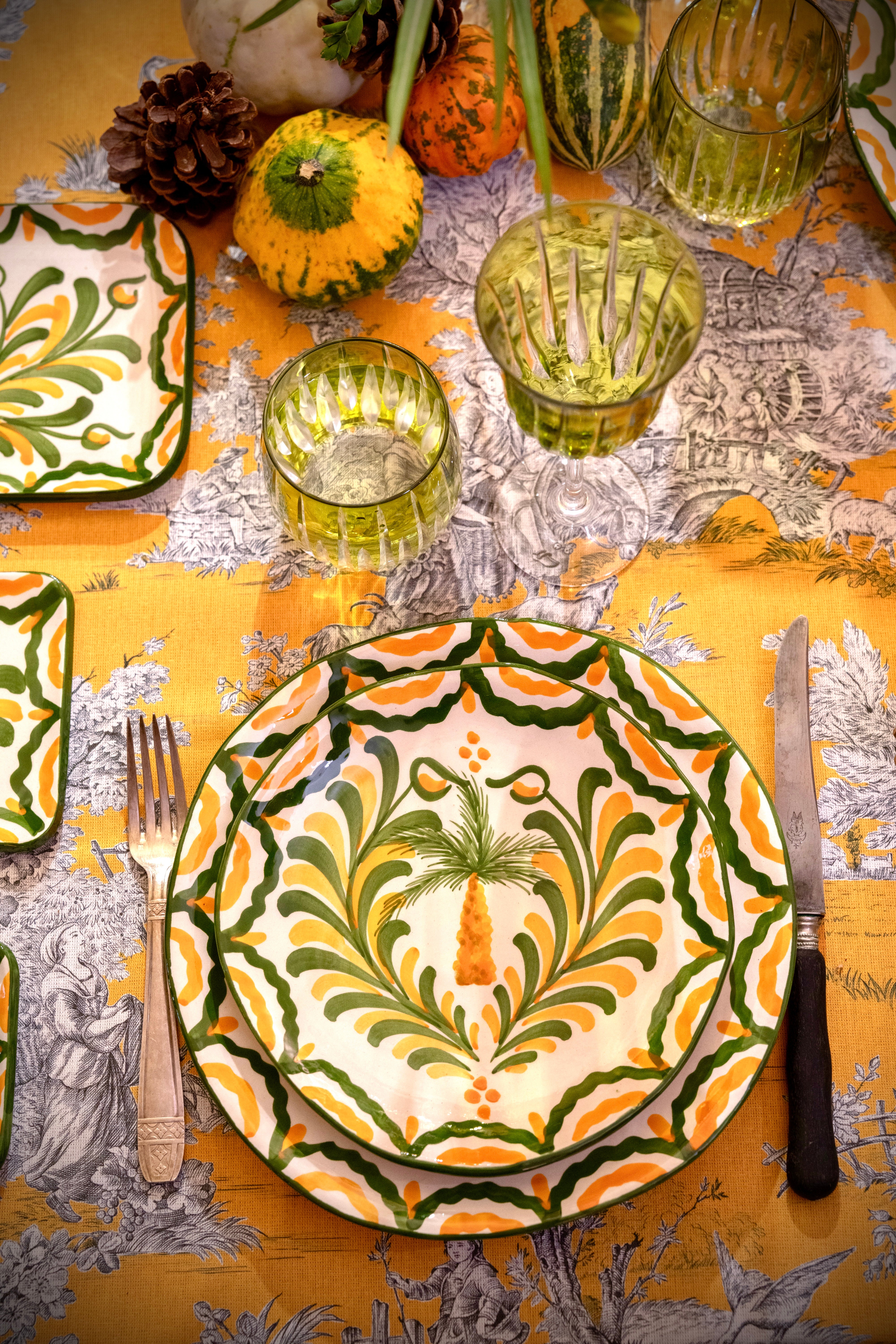 Assiette 20 cm Lumière d'Automne