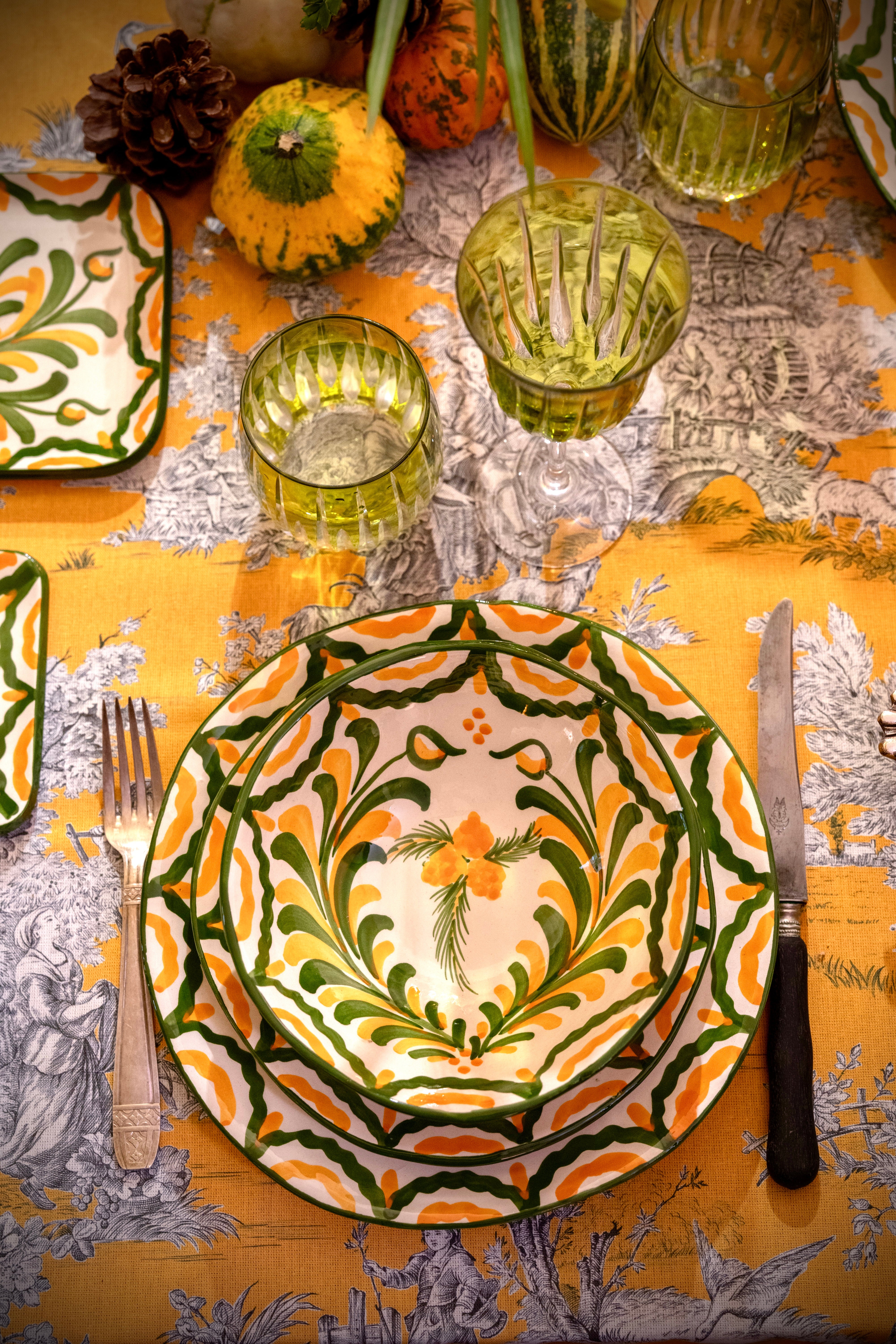 Assiette Creuse 20 cm Lumière d'Automne