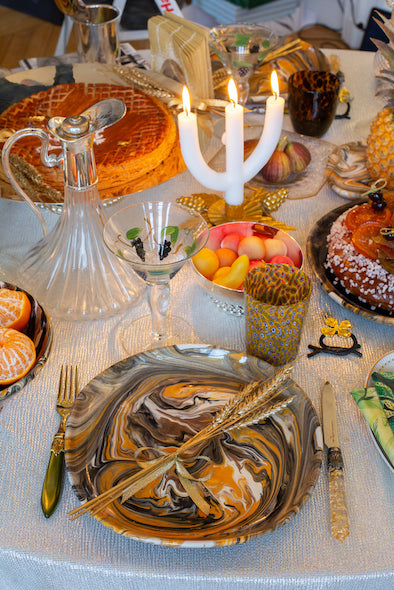 Les 2 assiettes de présentation Tumulte