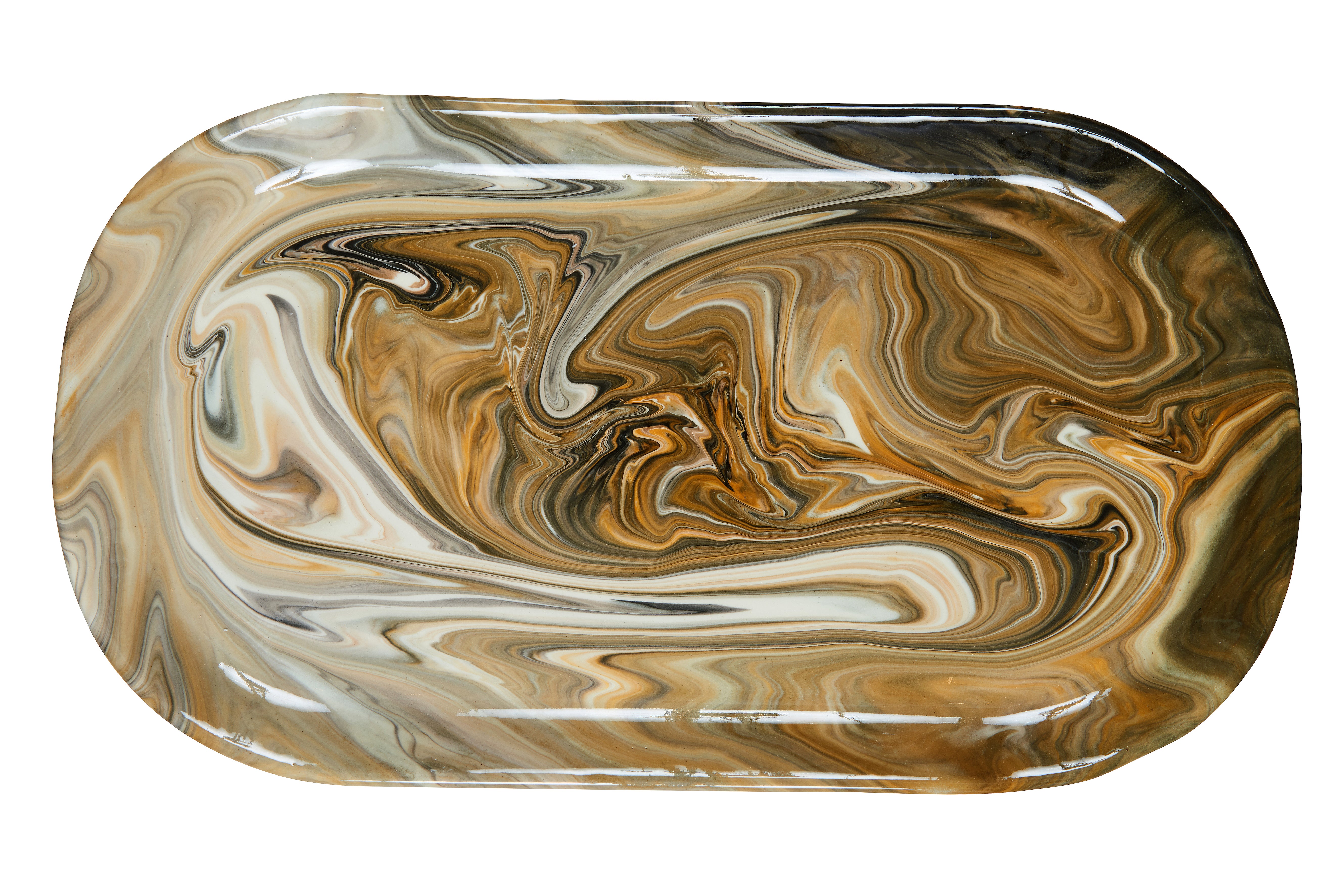 Plat de service Chahut TUMULTE