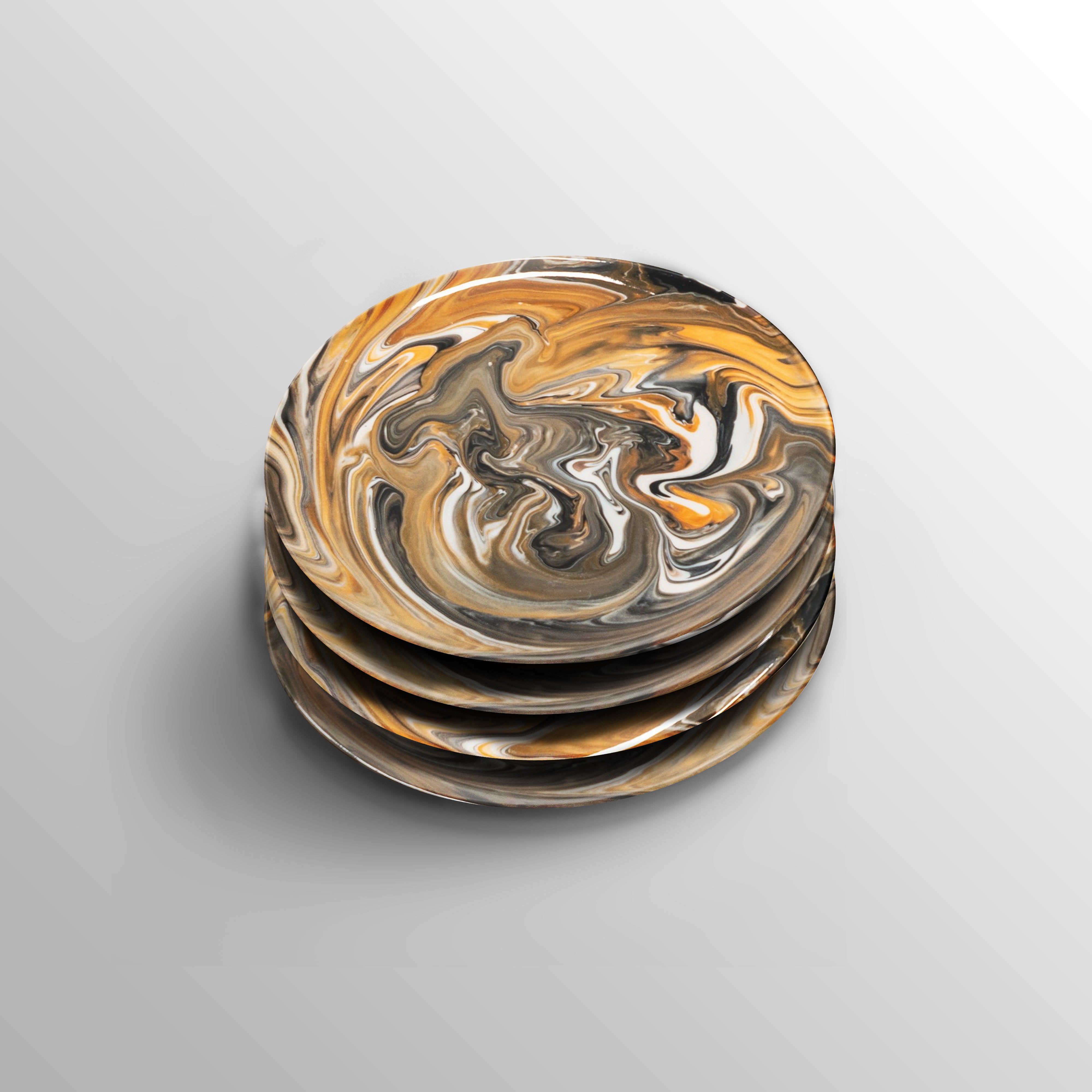 Les 2 assiettes de présentation Tumulte